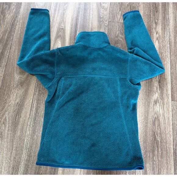 PATAGONIA WOMENS RE-TOOL SNAP-T FLEECE PULLOVER BLUE TEAL SIZE SMALL POLARTEC - - Picture 6 of 9